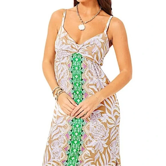 {Lilly Pulitzer} Brand New Floralie Maxi Dress